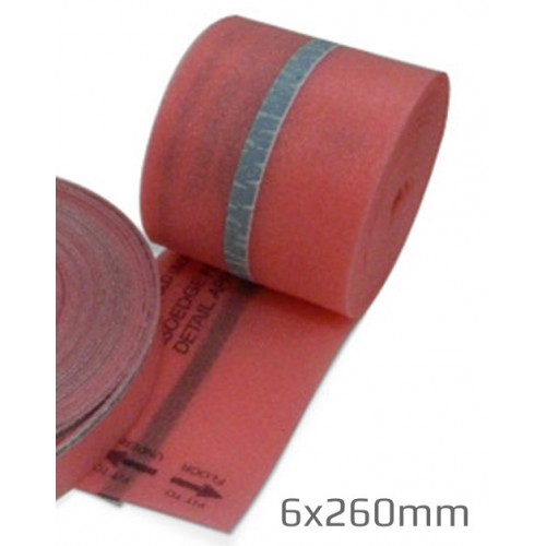 6mm Isorubber IsoEdge Acoustic Perimeter Insulation Strip 